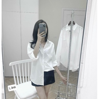 Áo sơ mi Trắng chất Thô đẹp
