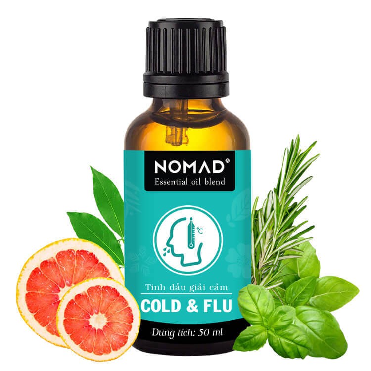 Tinh Dầu Giải Cảm Nomad Essential Oil Blend - Cold &amp; Flu