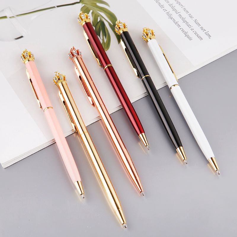 Bút Bi Kiểu Dáng Vương Miện Xinh Xắn Dễ Thương