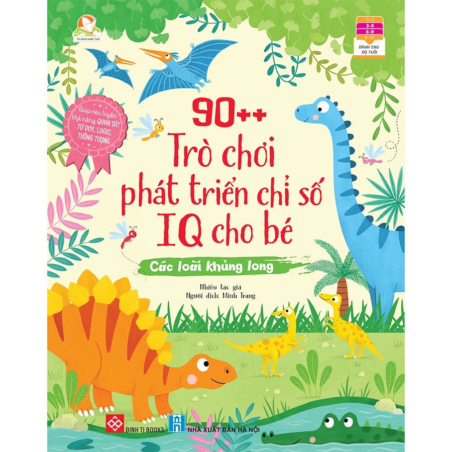 Sách-Combo 90++ trò chơi phát triển chỉ số IQ cho bé 2T