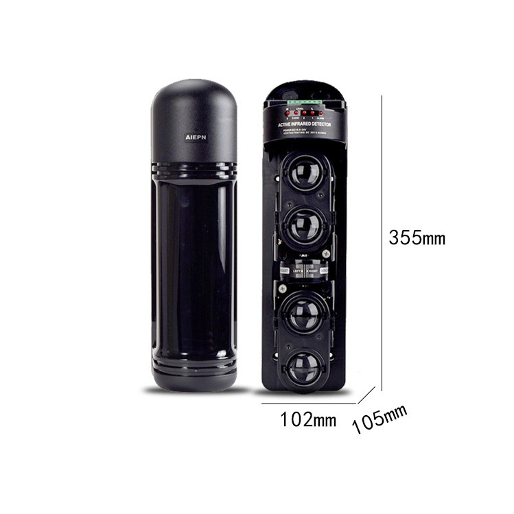 Beam Hàng Rào Hồng Ngoại Báo Động Chống Trộm 4 Tia 250m ABH-250  Hass