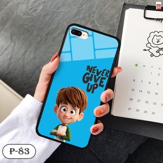 Ốp lưng kính 3D iPhone 7 Plus/ 8 Plus-cute mới
