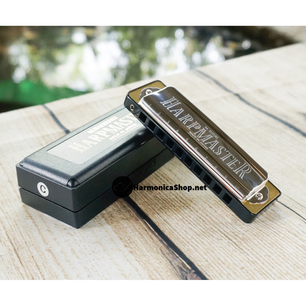 Kèn harmonica 10 lỗ Suzuki Harpmaster của Nhật chính hãng