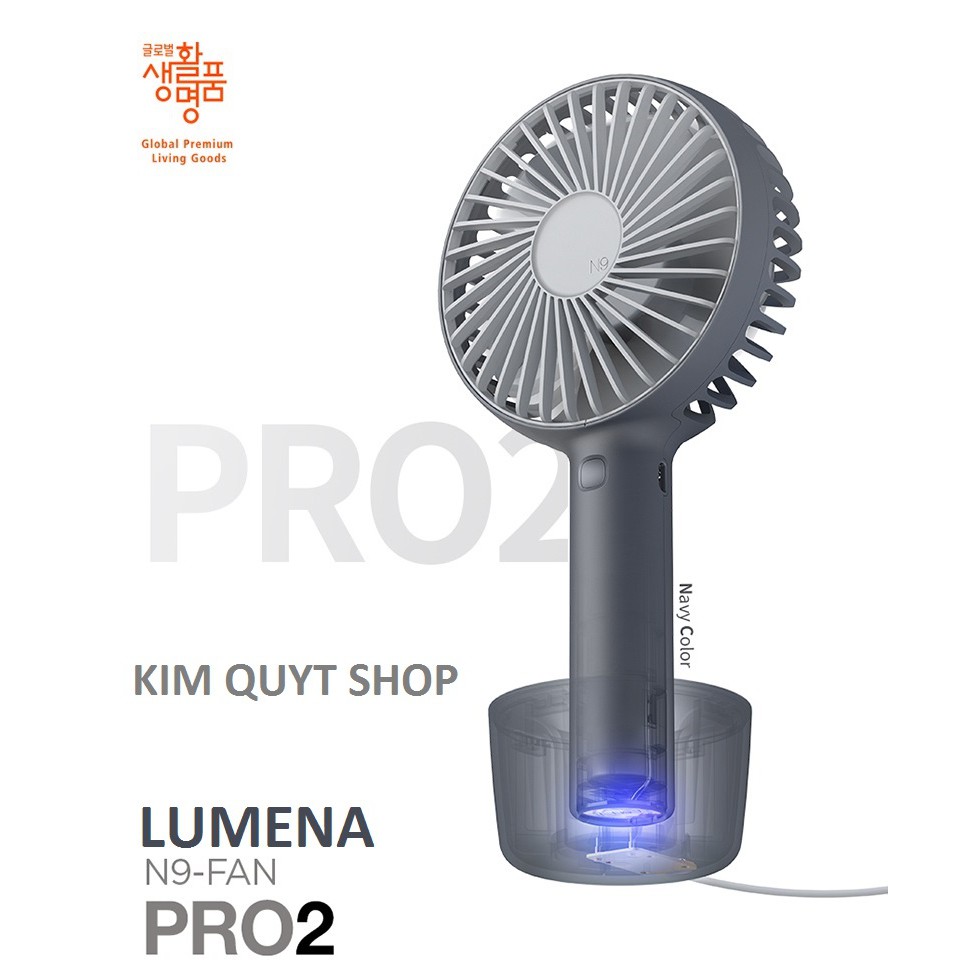 Pin 14h Quạt sạc cầm tay/để bàn Lumena N9-FAN PRO 2