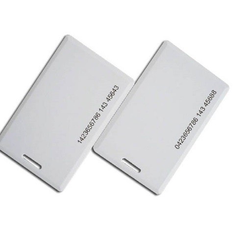 Thẻ chấm công bằng từ loại dầy 18 số, loại dày 1.8mm -thẻ ID chip TK4100 dùng làm thẻ nhân viên, thang máy ...dc4733