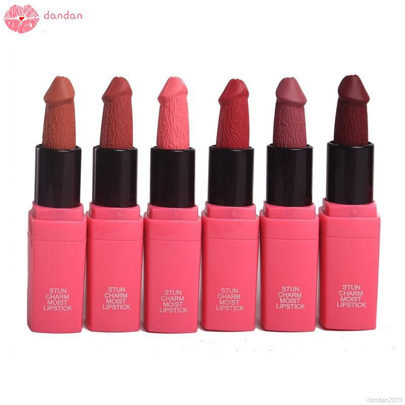 [Hàng mới về] Son lì thiết kế kiểu cây nấm giúp dưỡng ẩm độc đáo