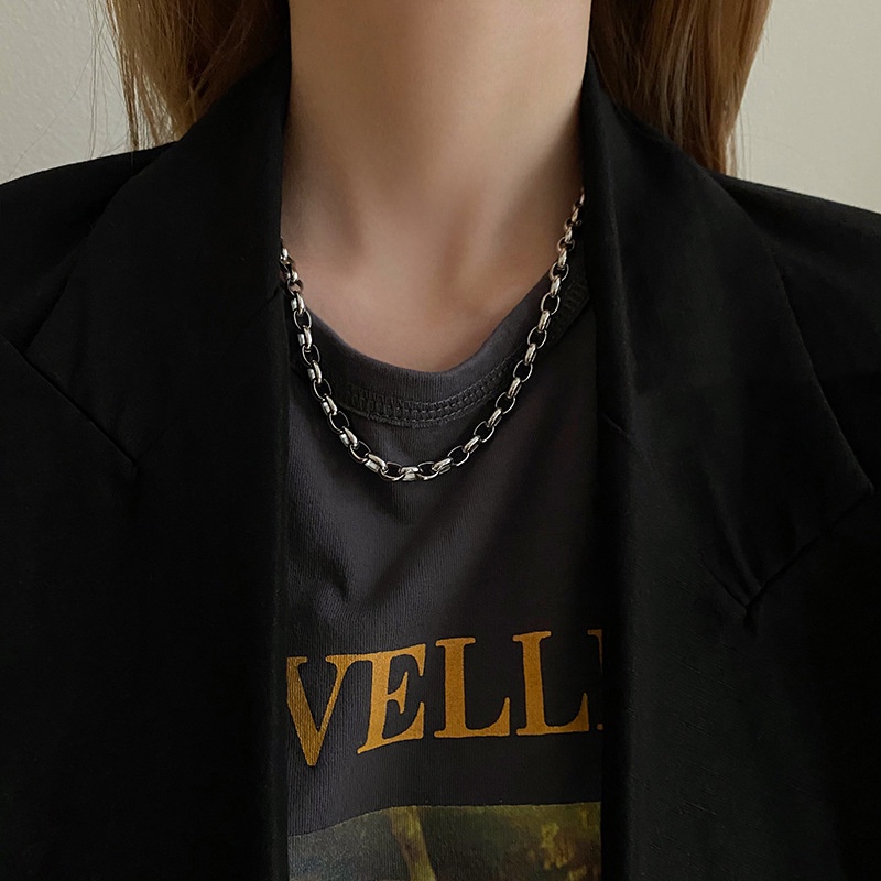 Dây chuyền phong cách hip hop punk cá tính 19A1314