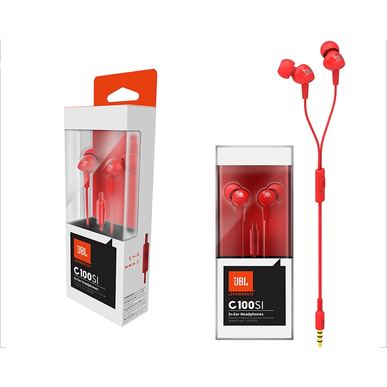 ❤   Tai Nghe Nhét Tai Jbl C100Si Cho Xiaomi Apple Huawei