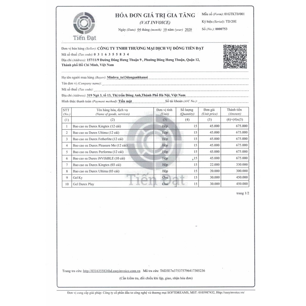 Bao cao su 6 bi hương dâu nhẹ