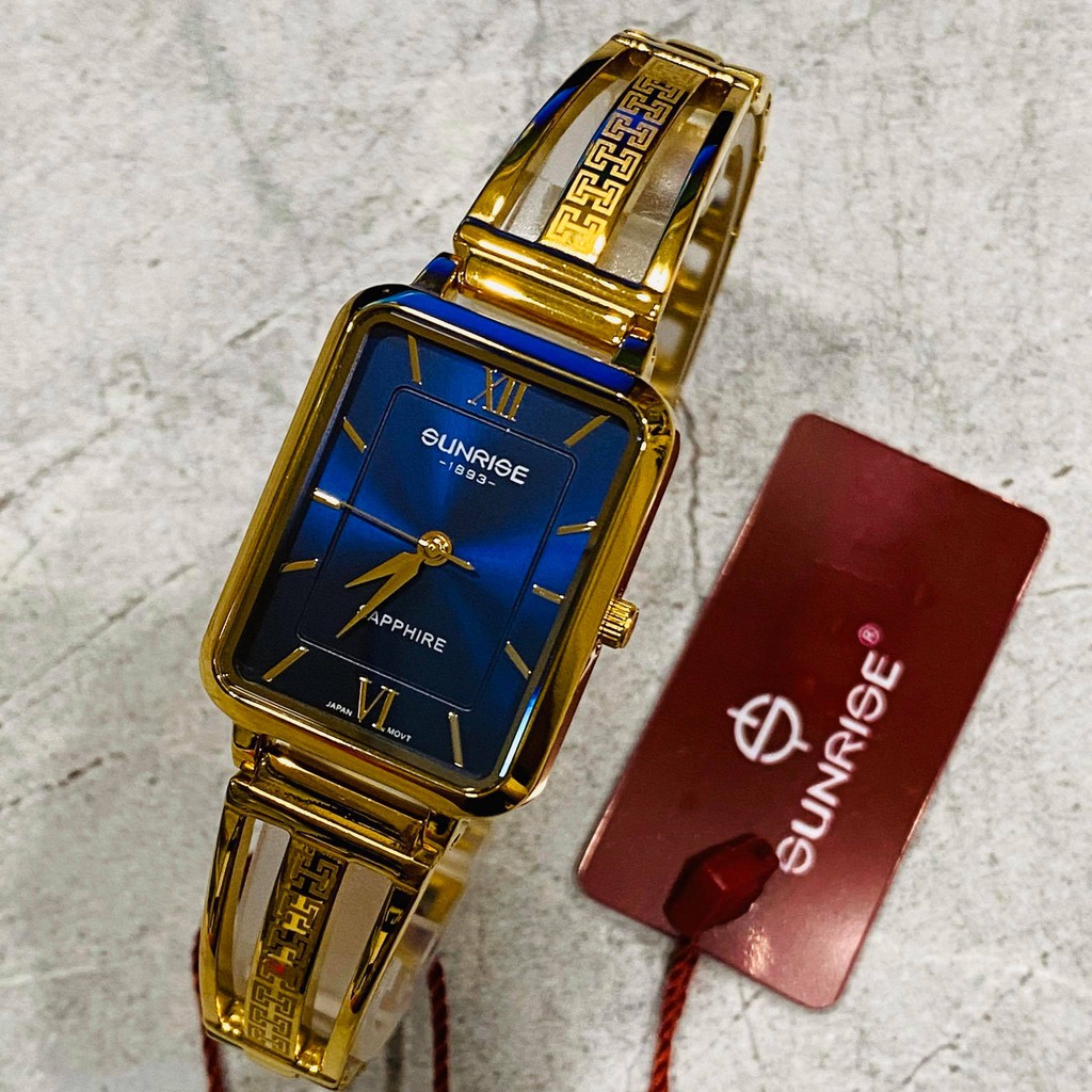 Đồng hồ Sunrise nữ chính hãng Nhật Bản L9952.AA.G.X - kính saphire chống trầy - đính