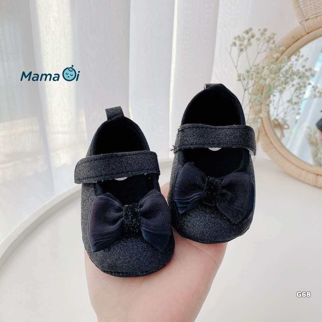 Giày tập đi cho bé giày búp bê màu đen cho bé gái của Mama Ơi - Thời trang cho bé