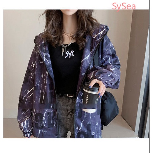 Áo Khoác Chống Nắng In Chữ Thời Trang Mùa Hè Cho Nữ