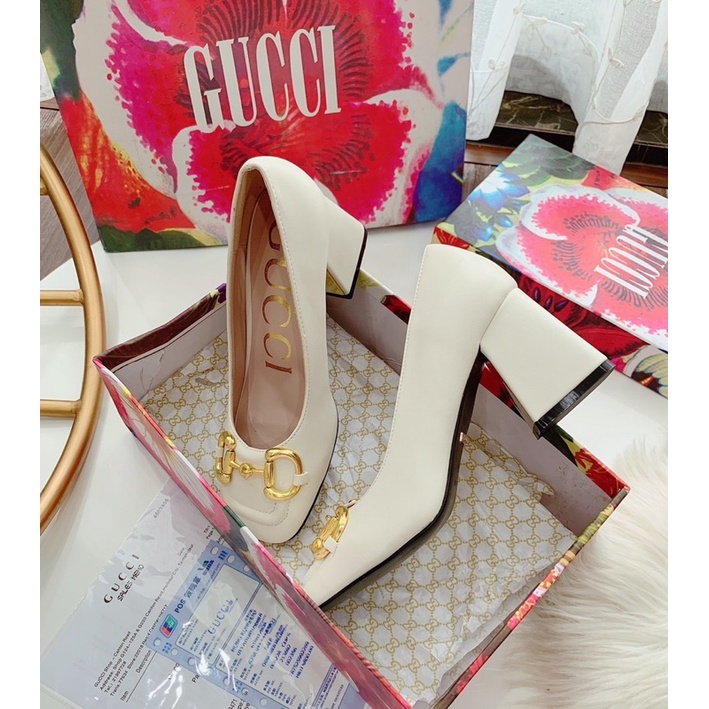 Đầm gu.cci da lò khóa vàng