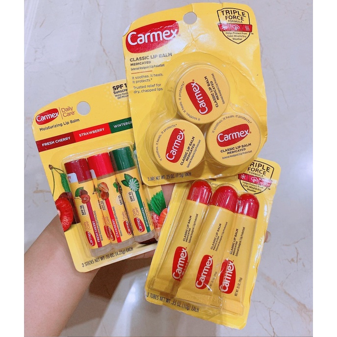 Son Dưỡng Carmex Đủ Loại