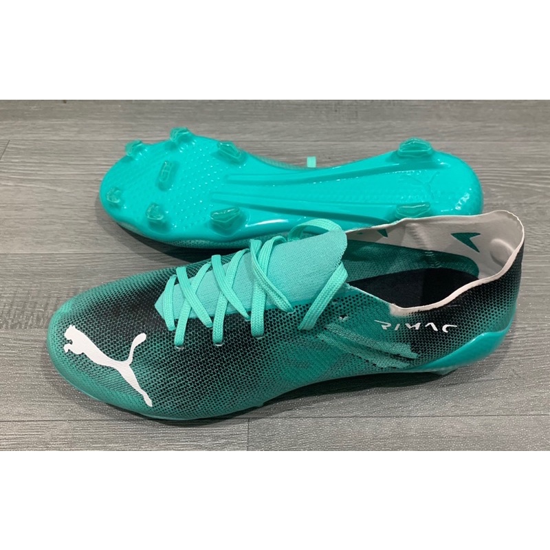 Giày đá bóng Fg PUMA ULTRA SL 21 FG siêu nhẹ xanh đen