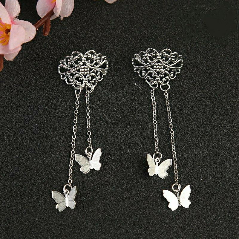 Kẹp tóc cổ trang 1 chiếc dạng nhỏ dùng kẹp lọn tóc nhỏ