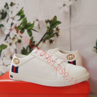 DPA Giầy nam😍FreeShip đơn 150k HN😍 Giầy Sneaker, giầy thể thao nam hình Gucii trắng chất đẹp giá rẻ