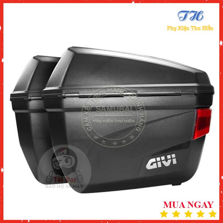 Cặp Thùng Hông Givi E22N  Kèm Theo Baga SBL2000 (Mẫu Mới 2020)