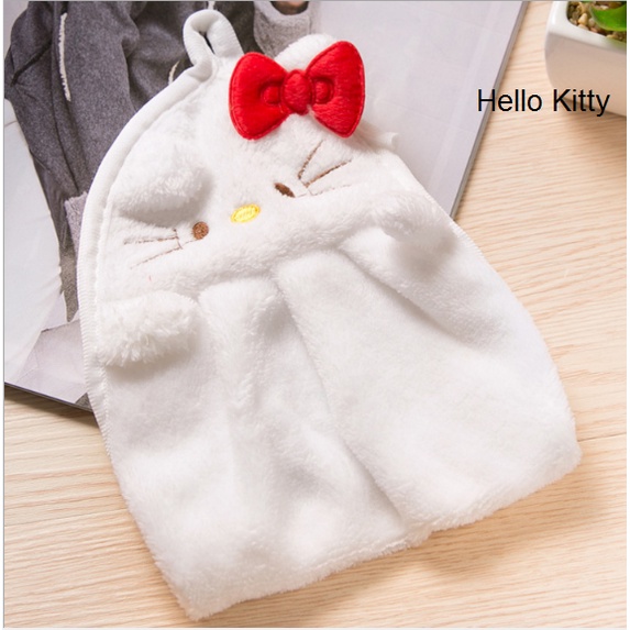 Khăn lau tay treo tường hình hoạt hình dễ thương