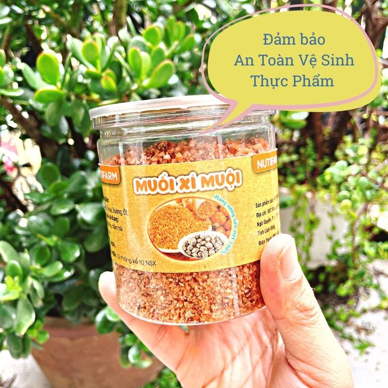 Muối ô mai xí muội 400gr NutiFarm đồ ăn vặt đà lạt vừa ngon vừa rẻ