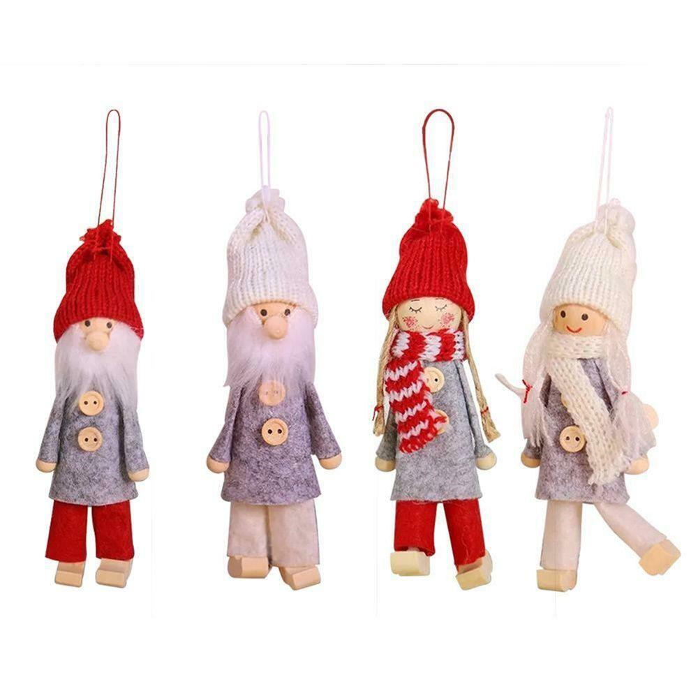 PINEVN Búp Bê Nhồi Bông Mềm Mại Trang Trí Cây Thông Giáng Sinh