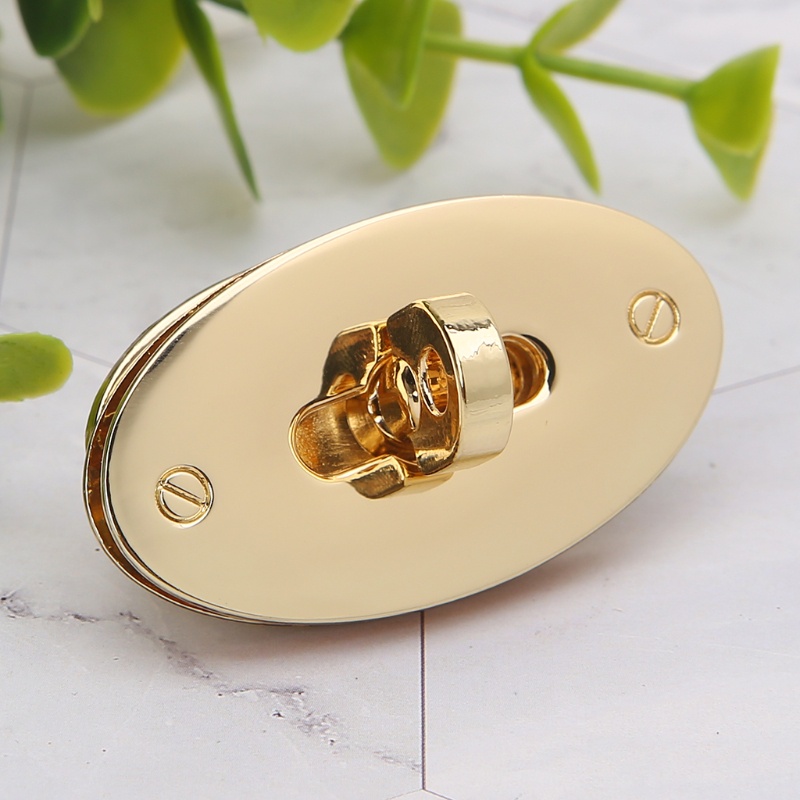 Khóa Vặn Hình Oval Cho Túi Xách DIY