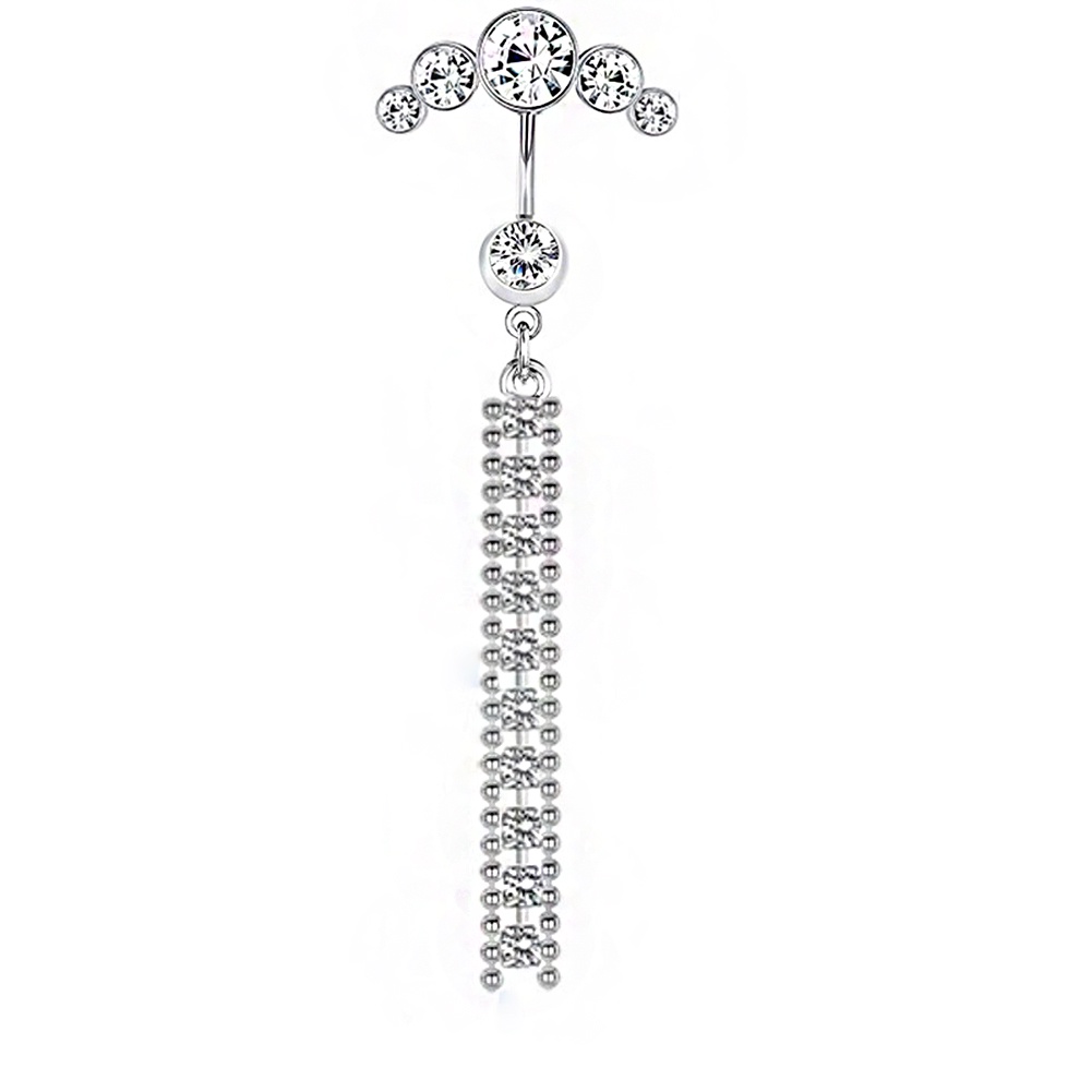 Khuyên Rốn Đính Đá zircon Nhiều Kiểu Dáng Cá Tính Thời Trang