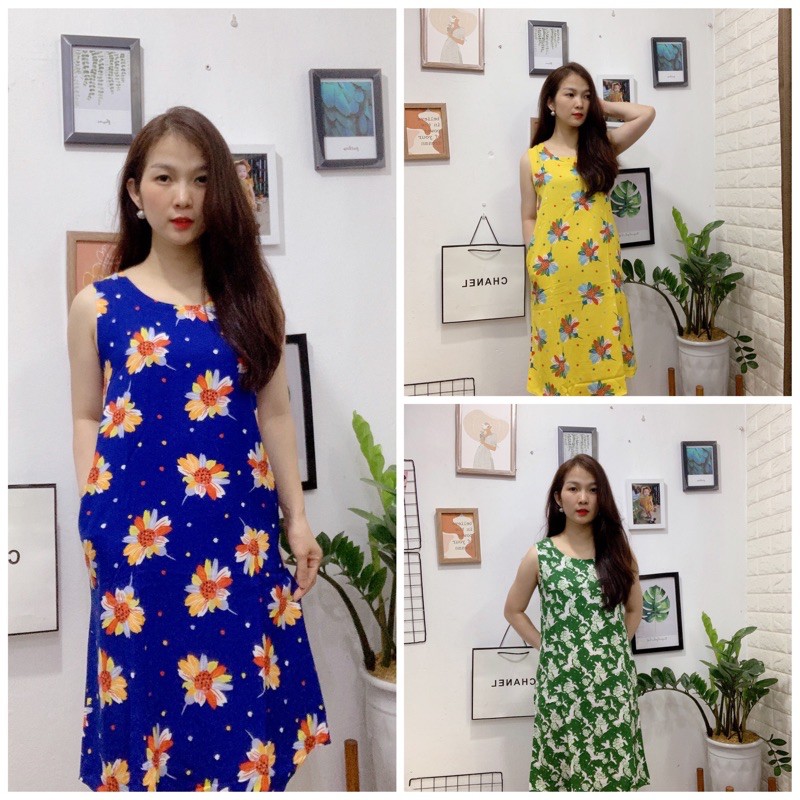 ⚡️Váy Lanh Việt Thắng Thiết Kế Đuôi Tôm ⚡️Váy Đầm Tole Trung Niên | BigBuy360 - bigbuy360.vn