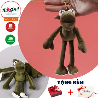 💕Móc chìa khóa Ếch bông treo balo, túi xách [sẵn hàng số lượng]💕