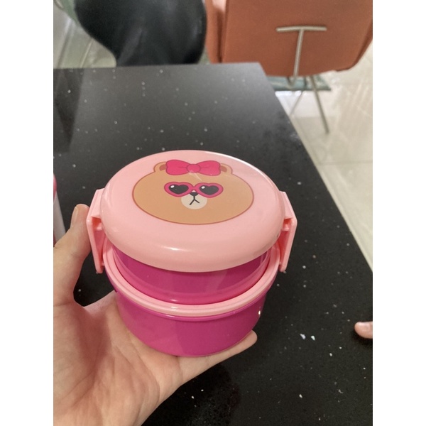 Hộp cơm chính hãng nhiều mẫu Gấu Thỏ Brown Cony Choco LINE