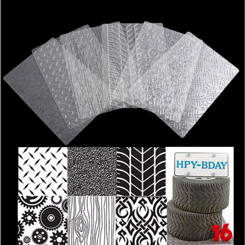 6 Pcs / Set Fondant Cake Molds Home Baking Tools