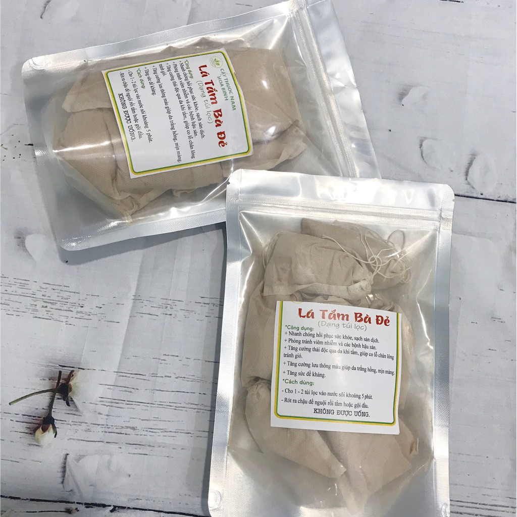 Lá tắm dao đỏ cho bà đẻ-Gói 12 lần tắm