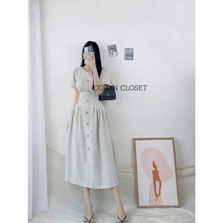ĐẦM DÀI XẾP LY EO
