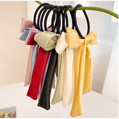 Dây Buộc Tóc  Hình Nơ Chất Liệu Vải Satin Tiệm Thêu Việt