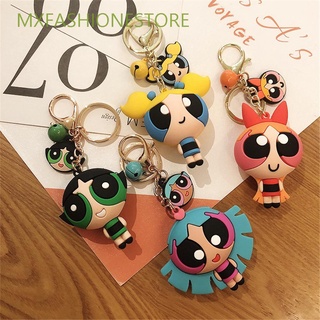 Móc khóa họa tiết hoạt hình nhân vật Powerpuff Girl nhiều màu sắc dễ thương