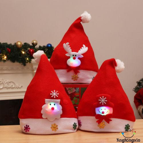 Nón hóa trang đính hình ông già noel/người tuyết/tuần lộc đáng yêu cho người lớn và trẻ em