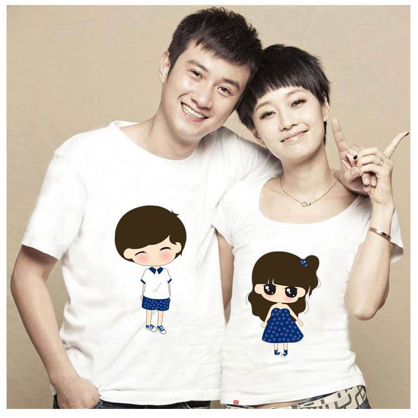 🔥HOT🔥 Áo đôi OCN hình chibi dễ thương mới nhất Thời trang OCN