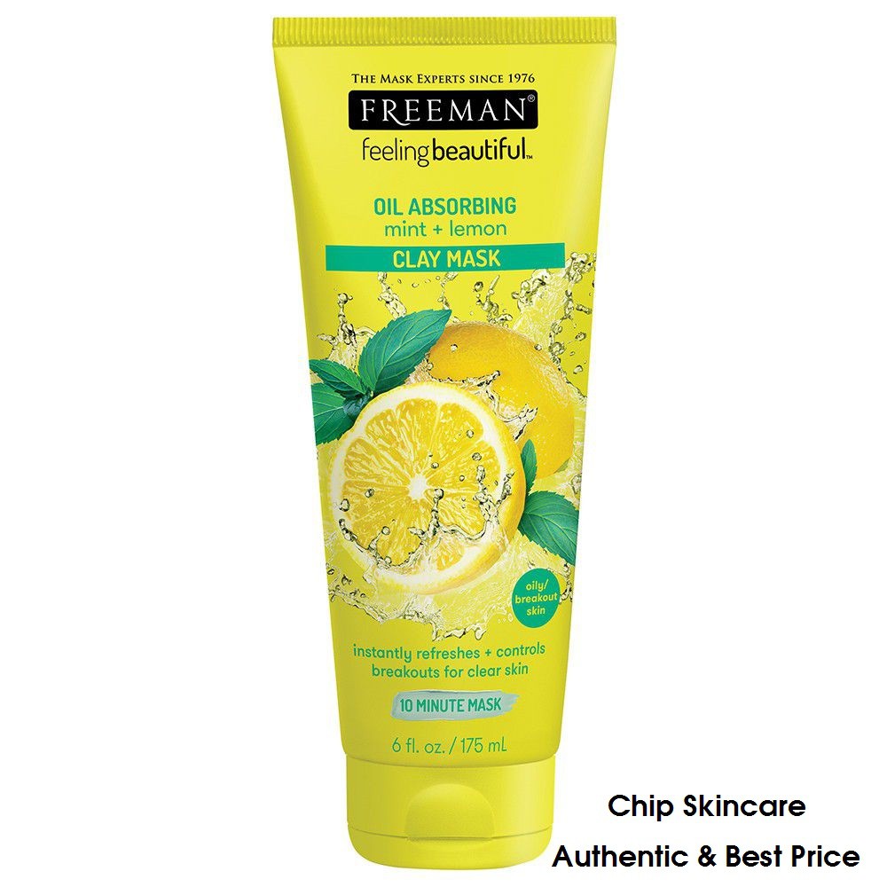 Mặt nạ Freeman Sạch Bã Nhờn Sạch Sâu Đất Sét Chanh Bạc Hà Mint and Lemon Clay Mask