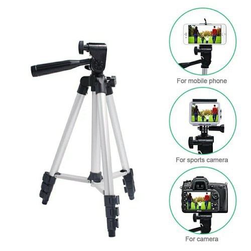 Gậy Tripod Chụp Ảnh Ba Chân Chống Rung, Tiện Lợi Bền Đẹp Khi Đi Du Lịch, Livestream