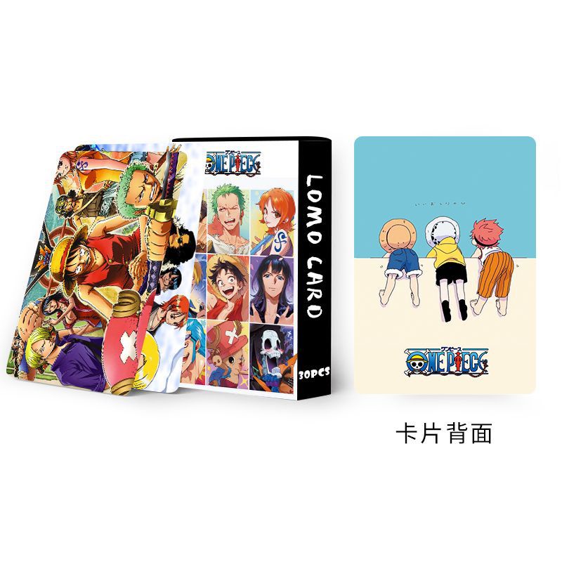 Thẻ Ảnh Lomo Hai Mặt In Hình Anime ONE PIECE