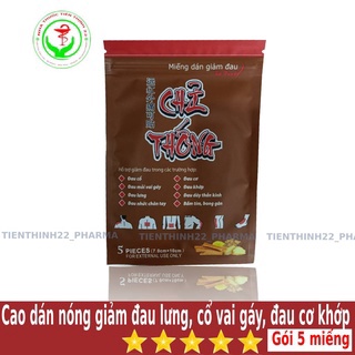 miếng cao dán giảm đau CHỈ THỐNG thảo dược