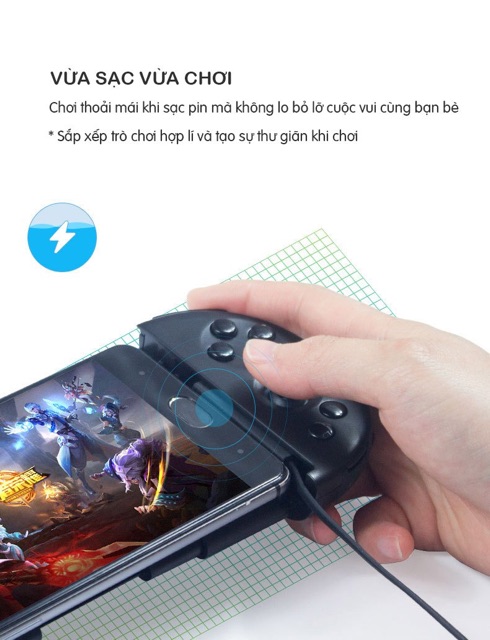 Tay cầm chơi game Flydigi Wee 2t chơi game PUBG , ROS, Free Fire và các game FPS