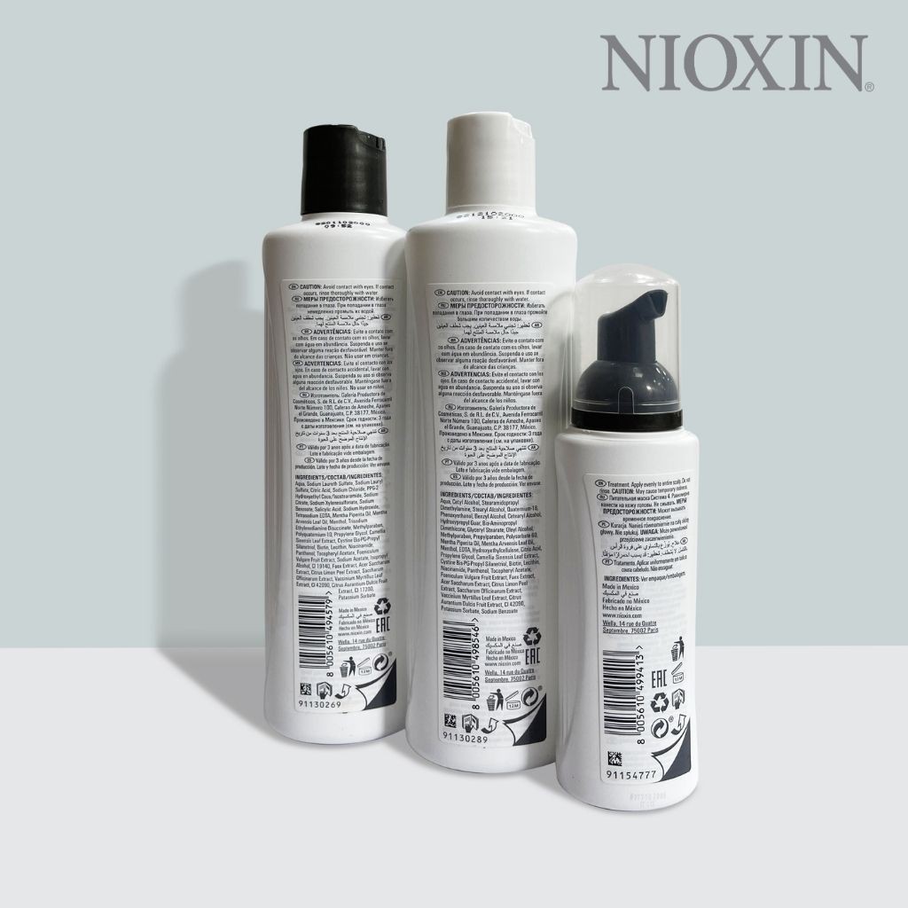 Bộ Chăm Sóc Tóc Nioxin 4 Dành Cho Tóc Nhuộm, Thưa Mỏng Và Rụng Nhiều Colored Treated Hair With Progressed Thinning