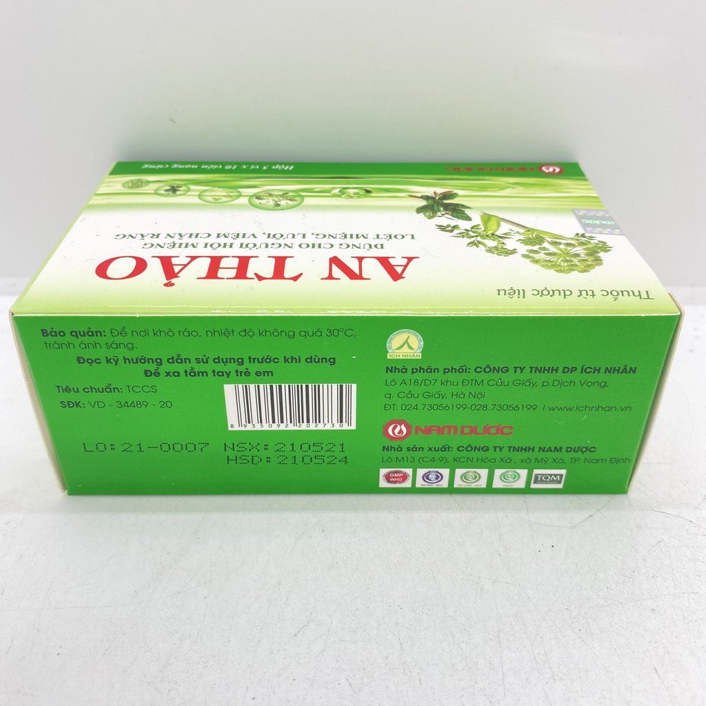 Viên uống nhiệt miệng An Thảo