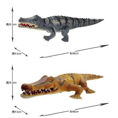 Cá sấu chạy pin có đèn có nhạc
