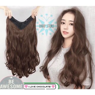 Tóc giả nữ kẹp ❤️❤️ FREESHIP ❤️ ❤️ kẹp xoăn chữ V