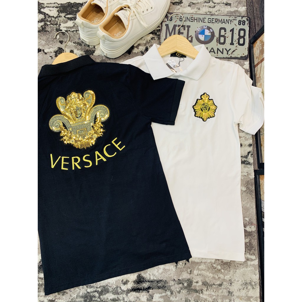 Áo thun nam polo tay ngắn có cổ kim sa đại bàng cao cấp mẫu mới nhất AHFASHION | BigBuy360 - bigbuy360.vn