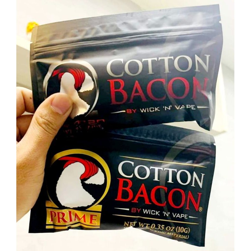 Bông gòn bacon túi zip giá rẻ