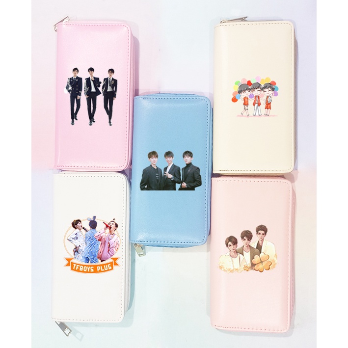 Ví tfboys VBI42 ví dài thần tượng chibi cbiz hoạt hình cute dễ thương