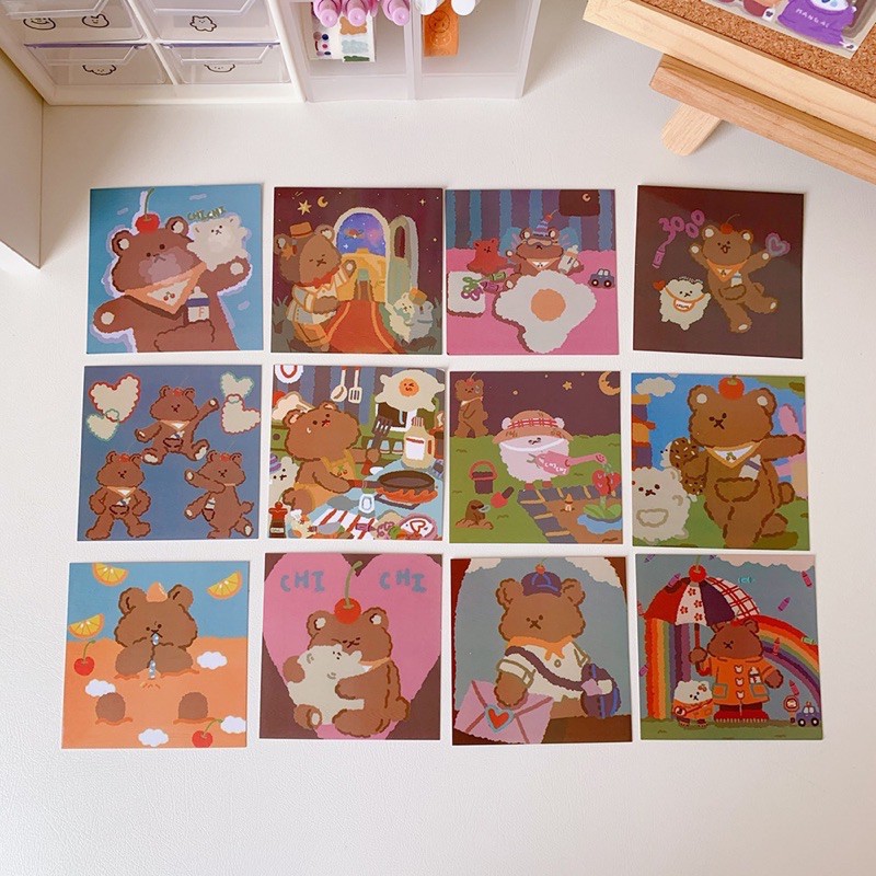 Set 6 tranh dán trang trí tường phòng